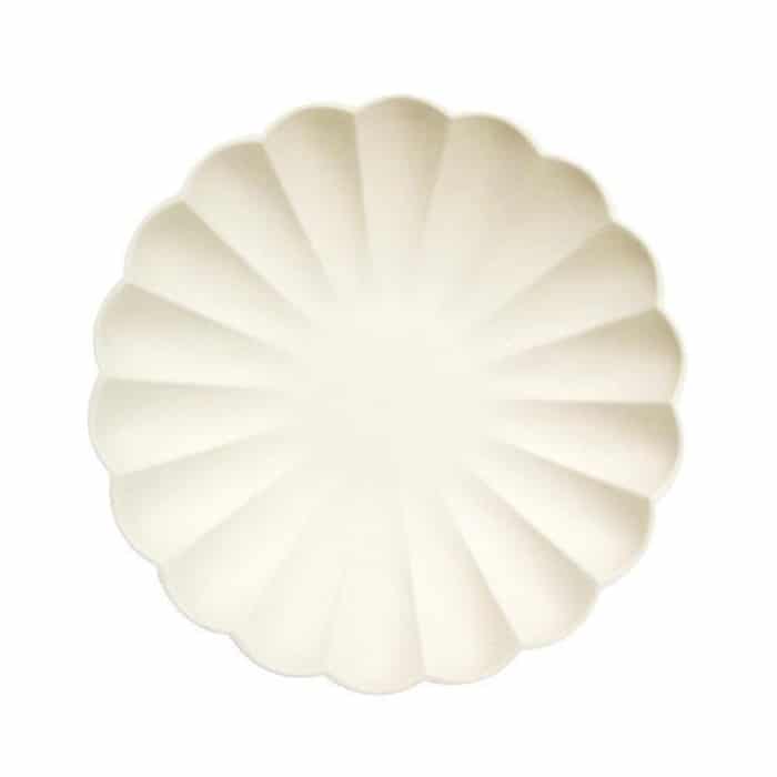 gebaksborden creme S 1
