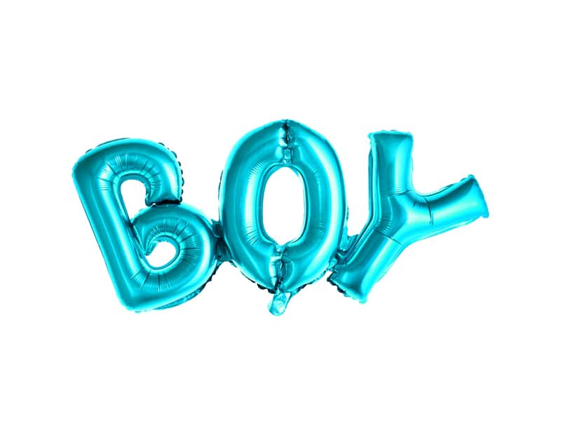 folie ballon BOY 1