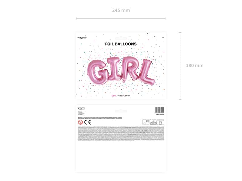 folie ballon girl large 2