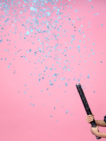 confetti kanon blauw 2