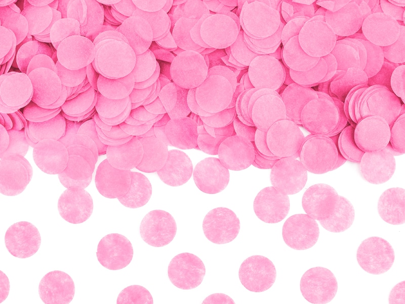 confetti kanon roze 3