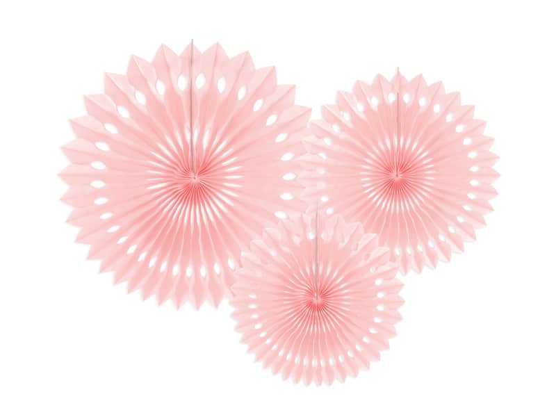 papieren waaiers roze 1